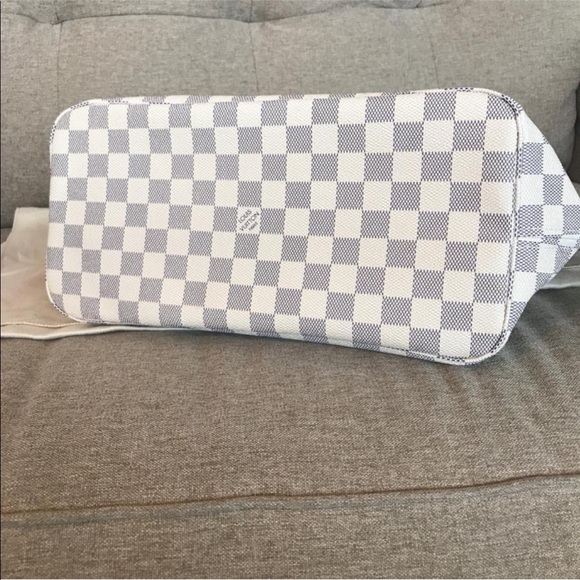 Authentic NEW Louis Vuitton neverfull MM azur ballerina - Picture 5 of 8